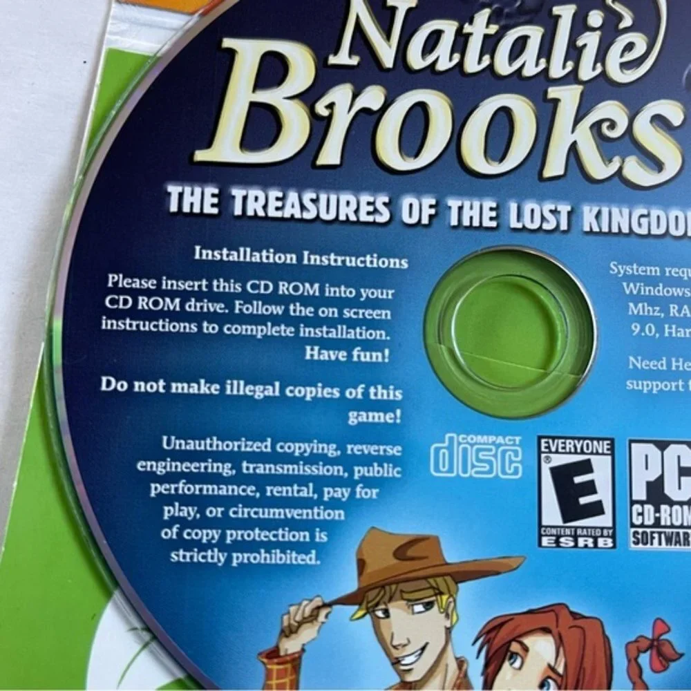 Natalie Brooks Treasure Of The Lost Kingdom PC Games CD ROM E ESRB Viva Media